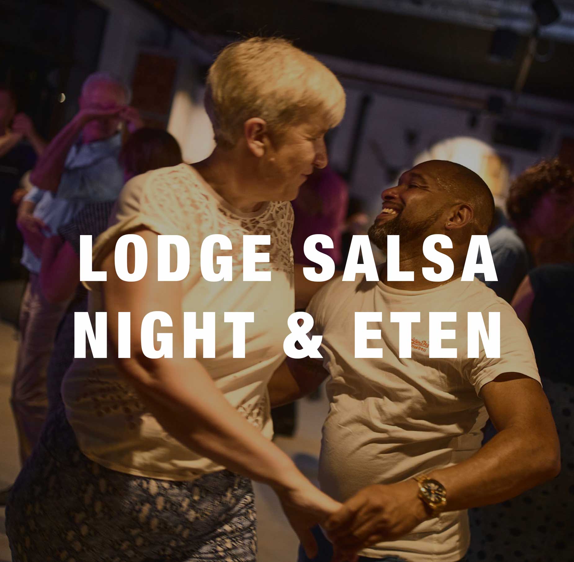 Lodge Salsa Night Pizza Pasta Party & Eten